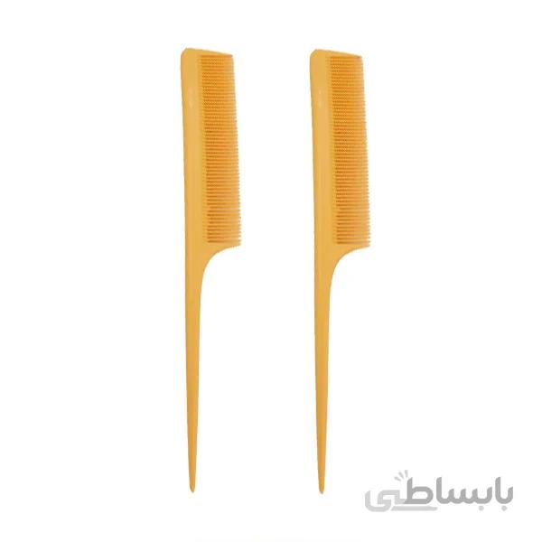 شانه مو مدل دم باریک بسته 2 عددی