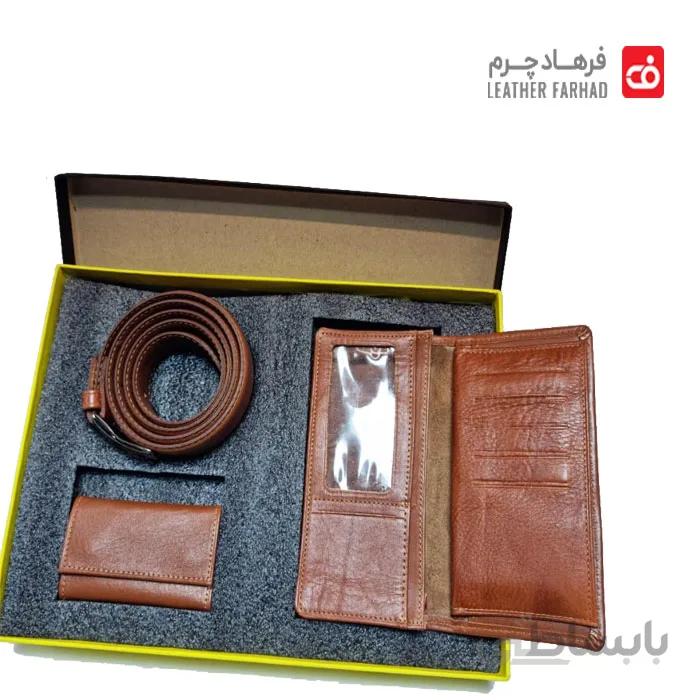 ست کادویی چرم طبیعی تبریز کد 251474
