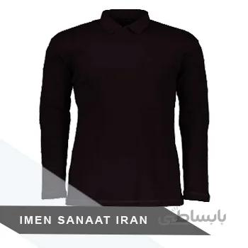 تی شرت یقه دار آستین بلند