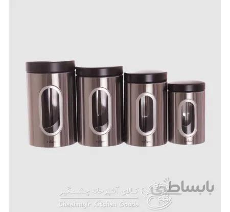 جا حبوباتی استیل یونیک پنجره دار UN-6945