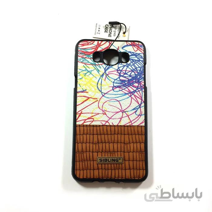 کاور Sibling طرح چرم رنگی مناسب برای گوشی سامسونگ Galaxy J7 2016