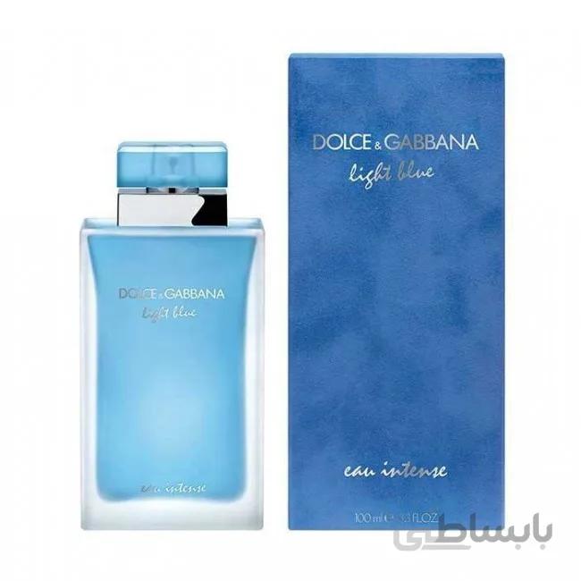 ادو پرفیوم دولچه اند گابانا مدل Light Blue Eau Intense زنانه حجم ۱۰۰ میلی لیتر ا Dolce And Gabbana Light Blue Intense Eau De Parfum