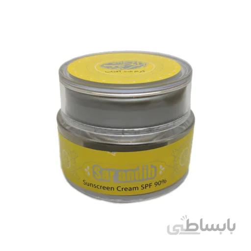 کرم طبیعی ضد آفتاب (SPF بالا) سراندیب