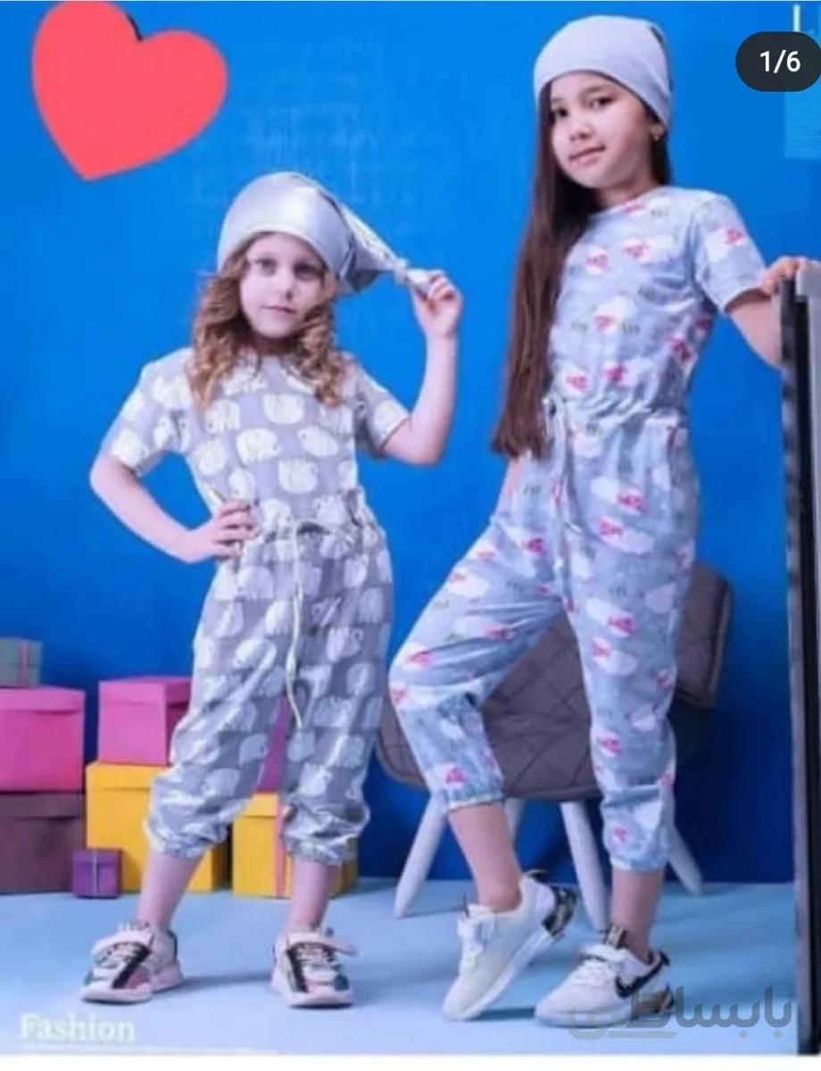 رامپر دخترانه نخی