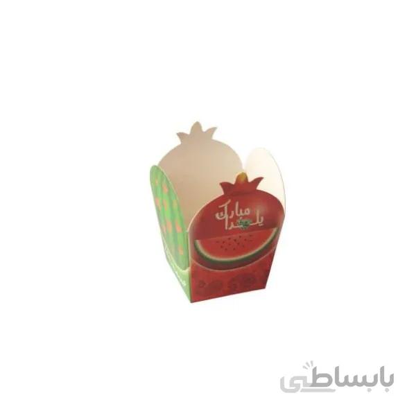 ظرف پاپ کورن مدل یلدا بسته 6 عددی