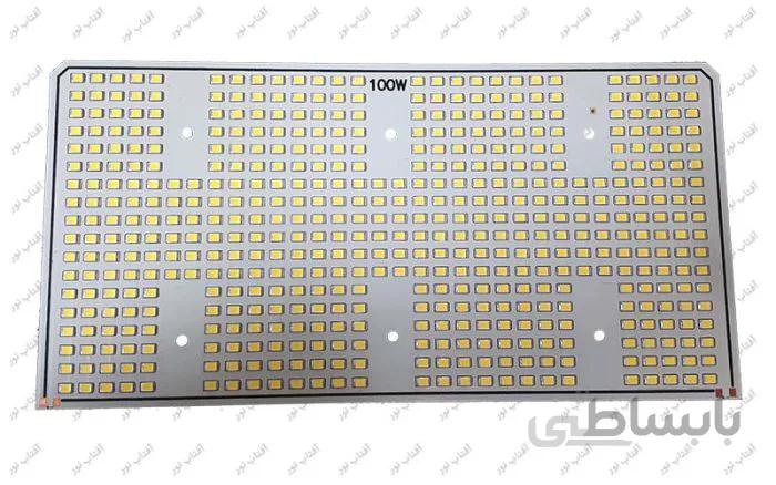 برد ال ای دی پرژکتوری 100 وات سفید