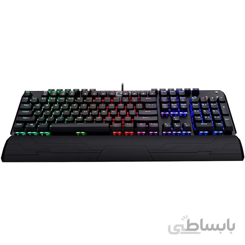 کیبورد گیمینگ ردراگون Keyboard Gaming Redragon K555 Indrah RGB