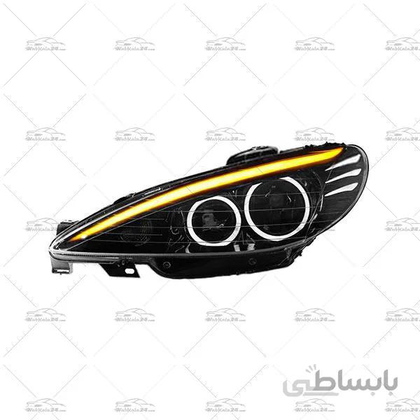 چراغ جلو اسپرت پژو 206 طرح BMW رانینگ