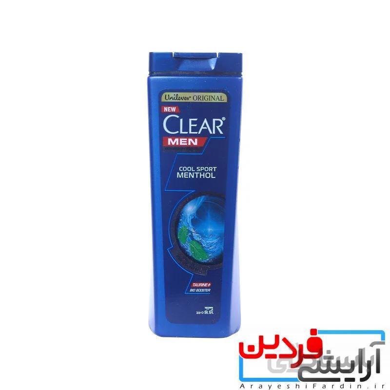 شامپو ضد شوره مردانه کلییر مدل Cool Sport Menthol حاوی عصاره منتول