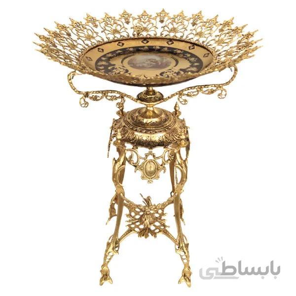 میوه خوری برنزی کنار سالنی طرح کالسکه کد ۵۰۳