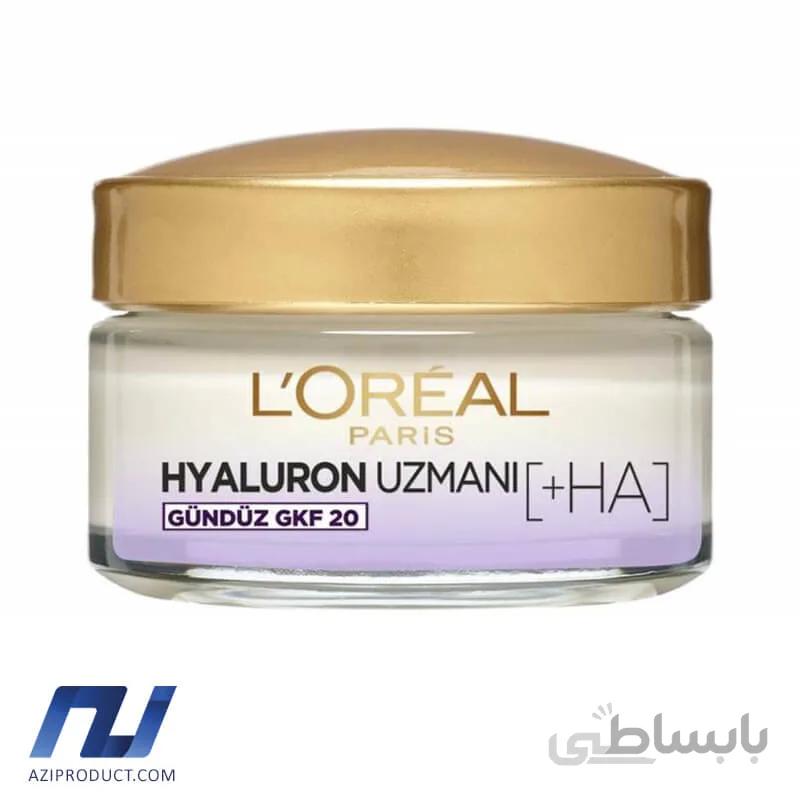 کرم ضد چروک روز لورال مدل Hyaluron Uzmani حجم 50 میل