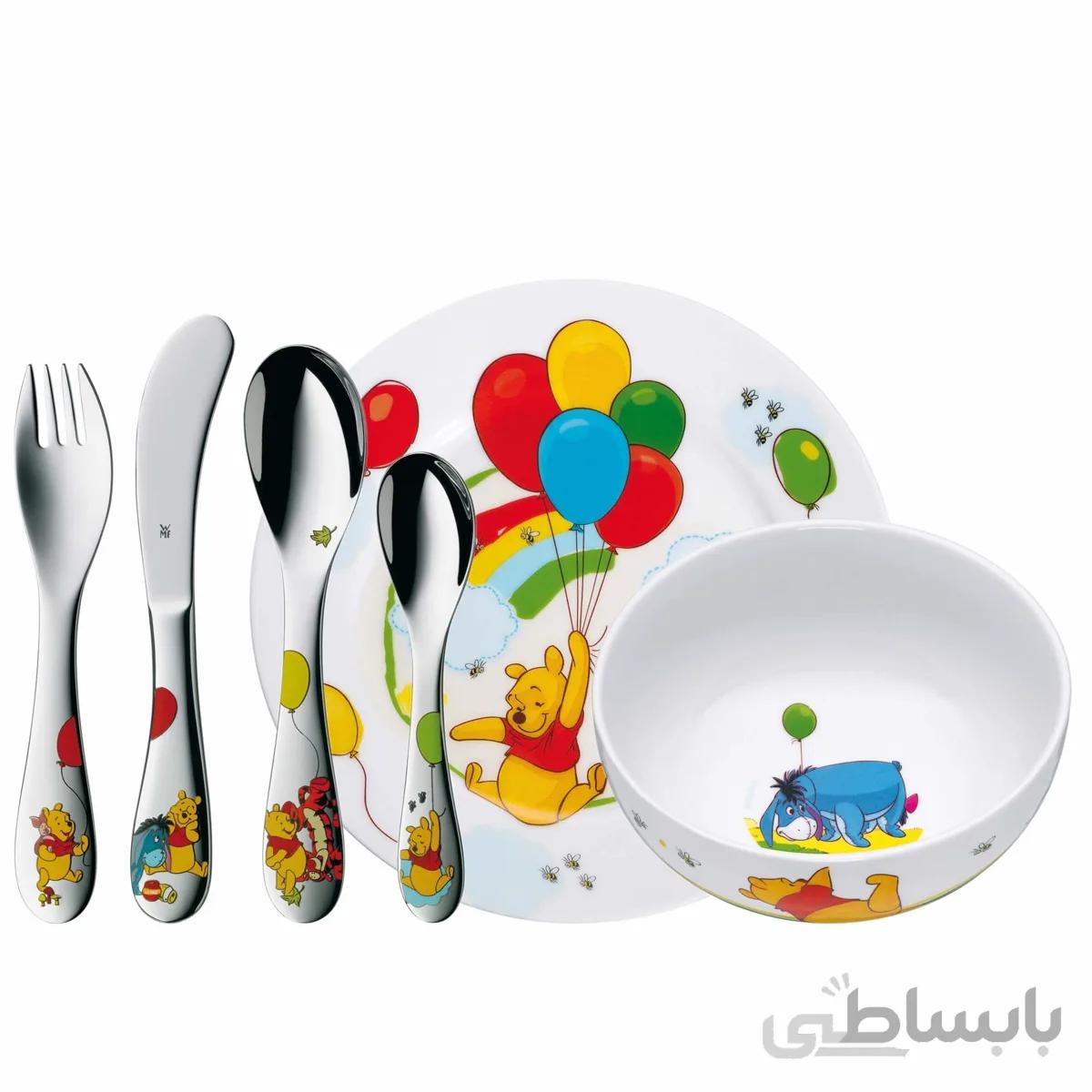 سرویس غذاخوری 6 پارچه کودک دبلیو ام اف طرح WINNIE THE POOH