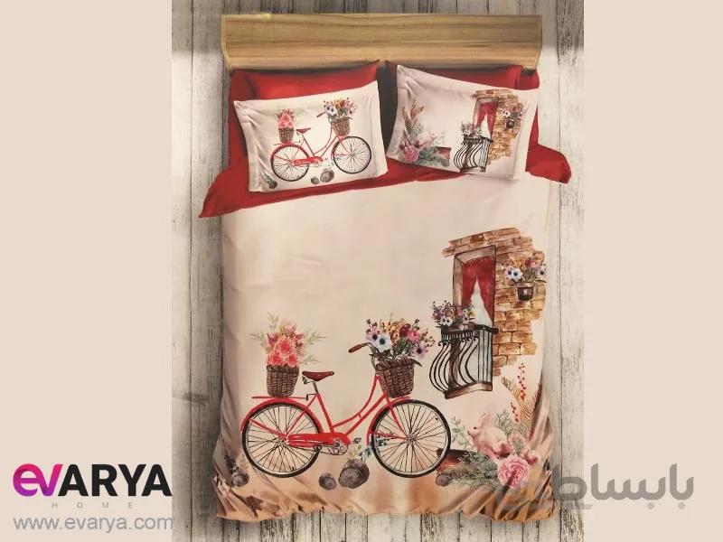 روتختی سه بعدی طرح spring تک نفره برند club cotton
