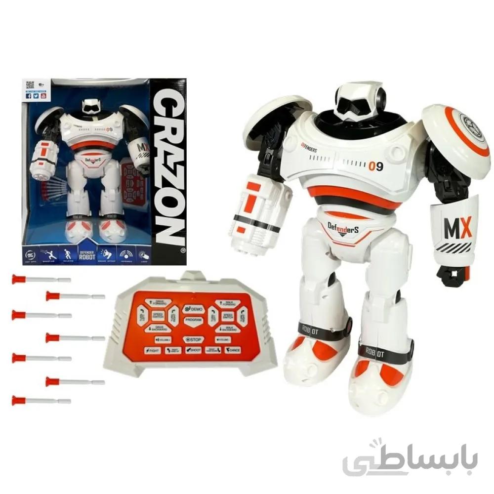 ربات اسباب بازی کنترلی تیر انداز کرازون مدل Crazon Defender RC Robot Toy 1701B