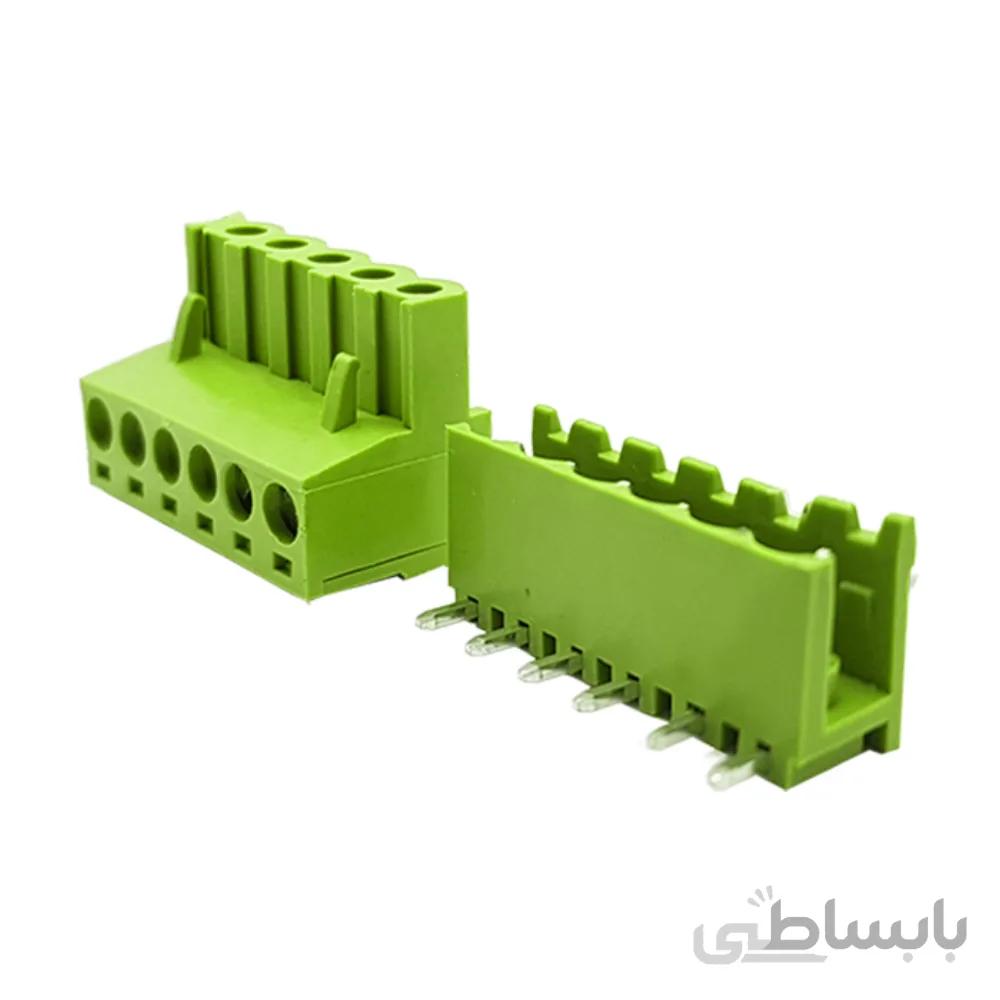 ترمینال فونیکس KF2EDG 5.08mm 6 PIN R/A برند KEFA