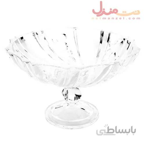 میوه خوری پایه دار کریستال ایرنا طرح پراگ