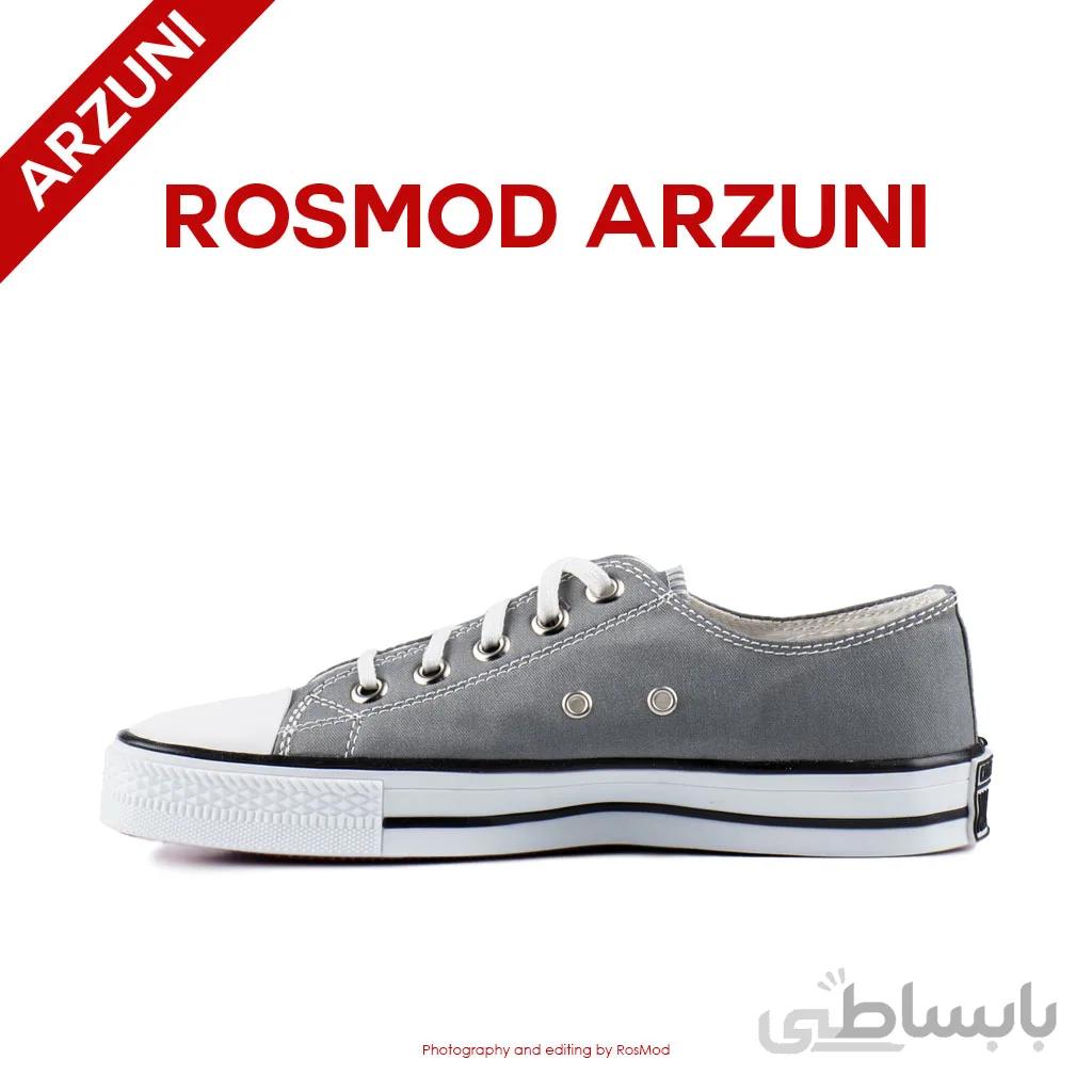 کتانی کانورس آل استار ساق کوتاه طوسی – Converse All Star OX Grey White