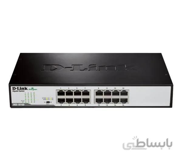 D-Link DGS-1016D-16 Port Gigabit Rackmount Switch ا سوئیچ 16 پورت 1016 دی دی لینک