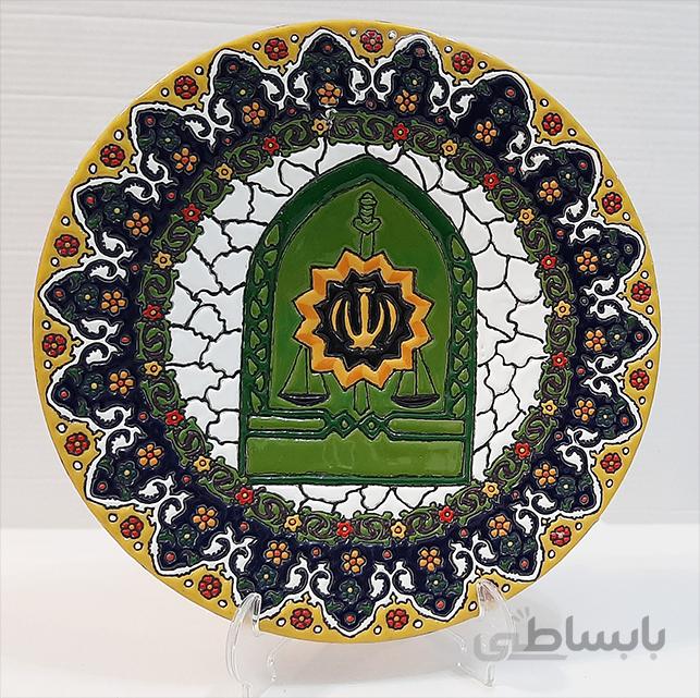 بشقاب میناکاری با طرح اختصاصی