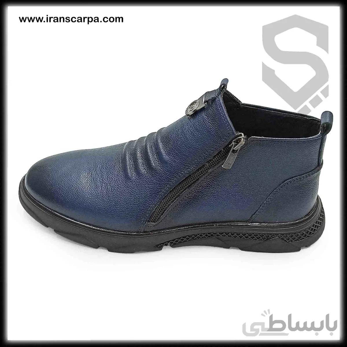 بوت چرم زیپدار مدل پیدوک