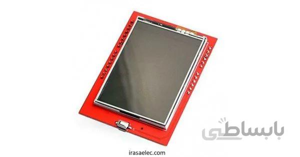 شیلد و ماژول نمایشگر لمسی 2.4 اینچ آردوینو UNO ا 2.4-inch Arduino UNO touch screen shield and module