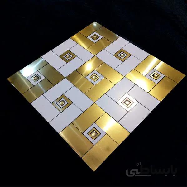 بین کابینتی سفید طلایی R457