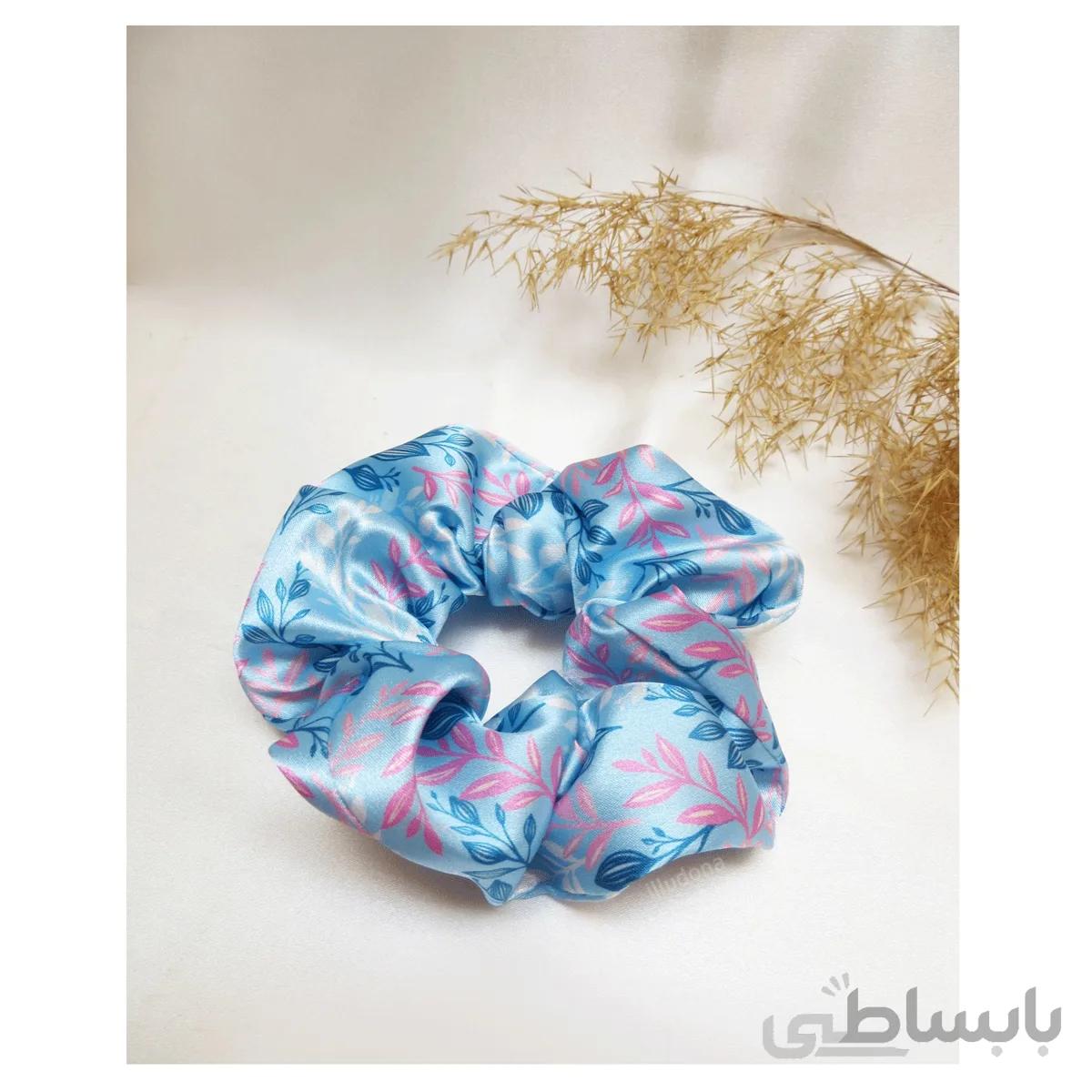 اسکرانچی ساتن طرح پرنگار