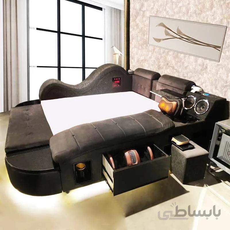 تخت خواب عروس - از نوع هوشمند و فول آپشنال