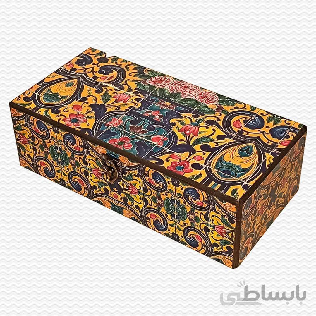 جعبه چوبی مستطیلی