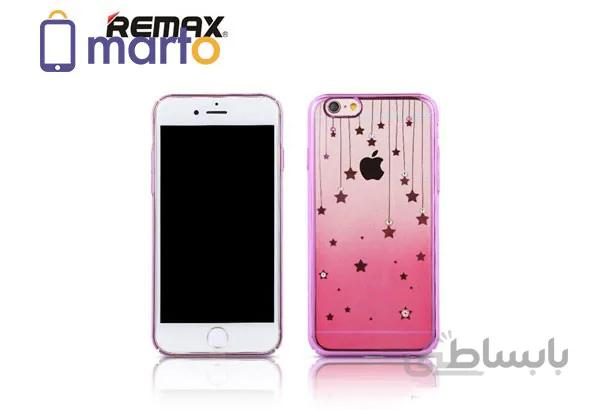 کاور ریمکس مدل Diamond طرح Star برای گوشی اپل iPhone 6 / 6s ا Remax Diamond Transparent pattern Star PC Case For iPhone 6 / 6s