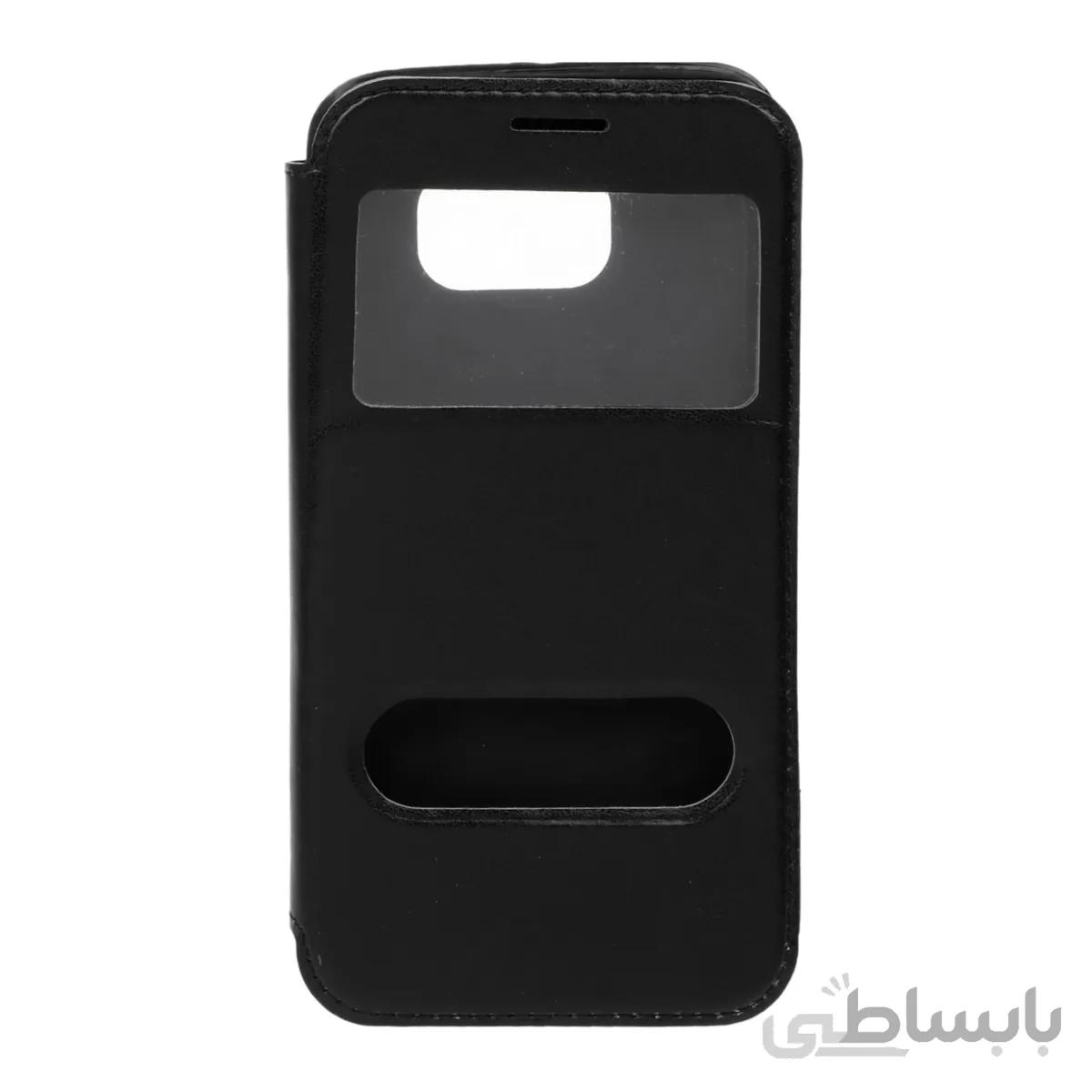 کیف موبایل Samsung S6 Edge - مشکی کد 2