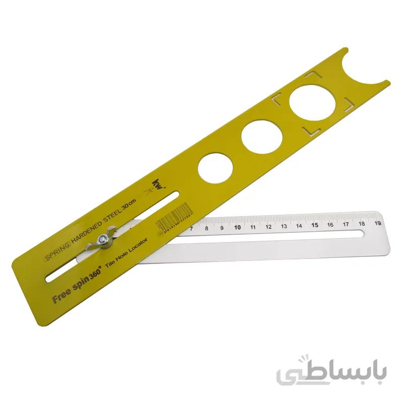 شابلون کاشی KW استیل 30 سانتی‌متر