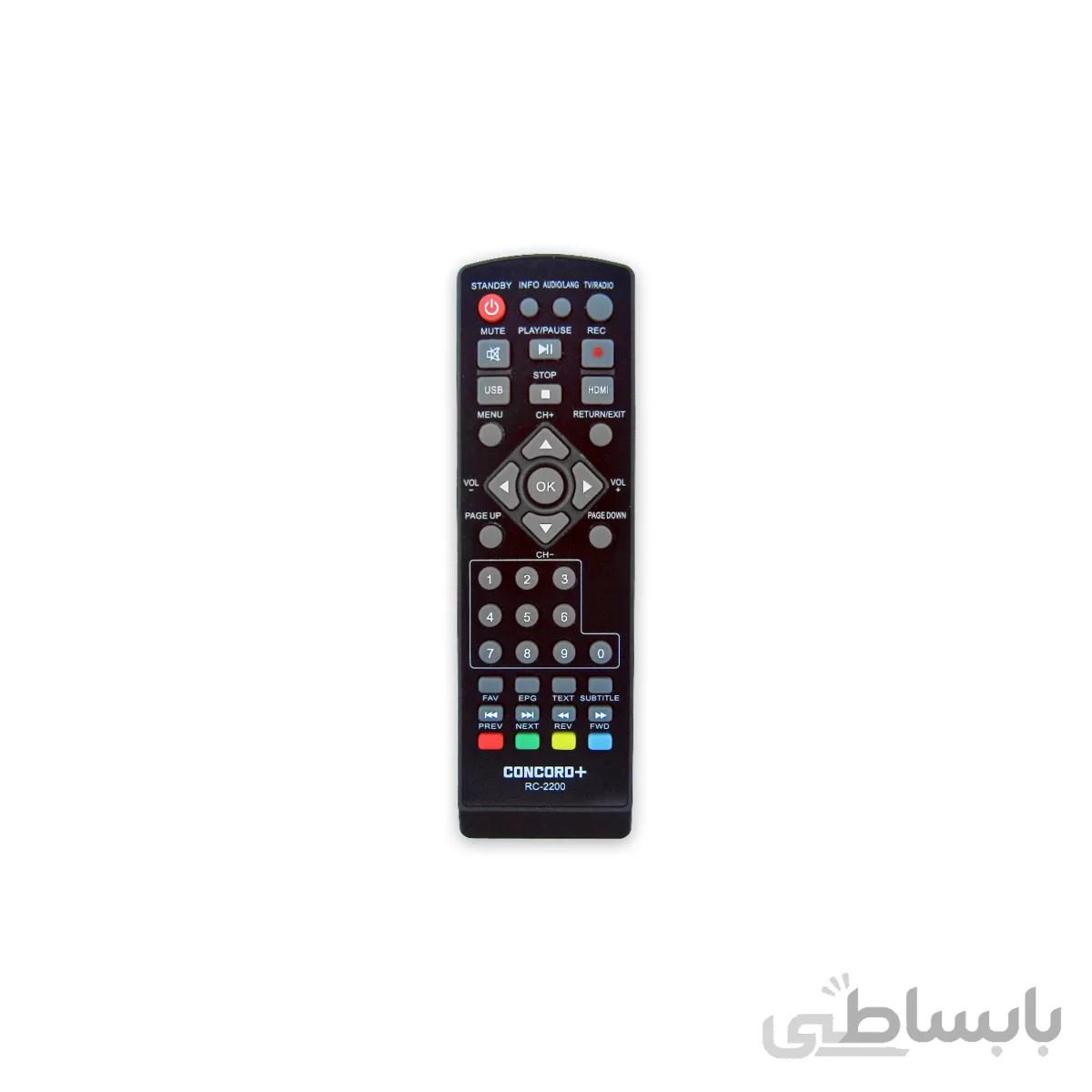 کنترل گیرنده دیجیتال کنکورد پلاس CONCORD+ مدل RC 2200
