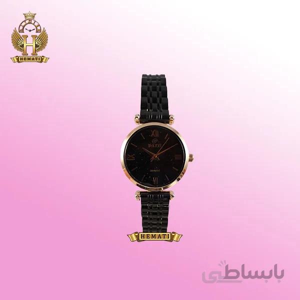 ساعت زنانه داتیس مدل Datis D8373FL مشکی (شیشه کافی)