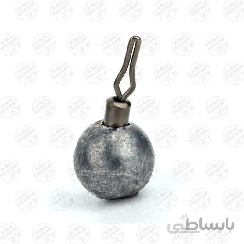 سرب ماهیگیری کروی 10 گرمی به همراه هرزگرد