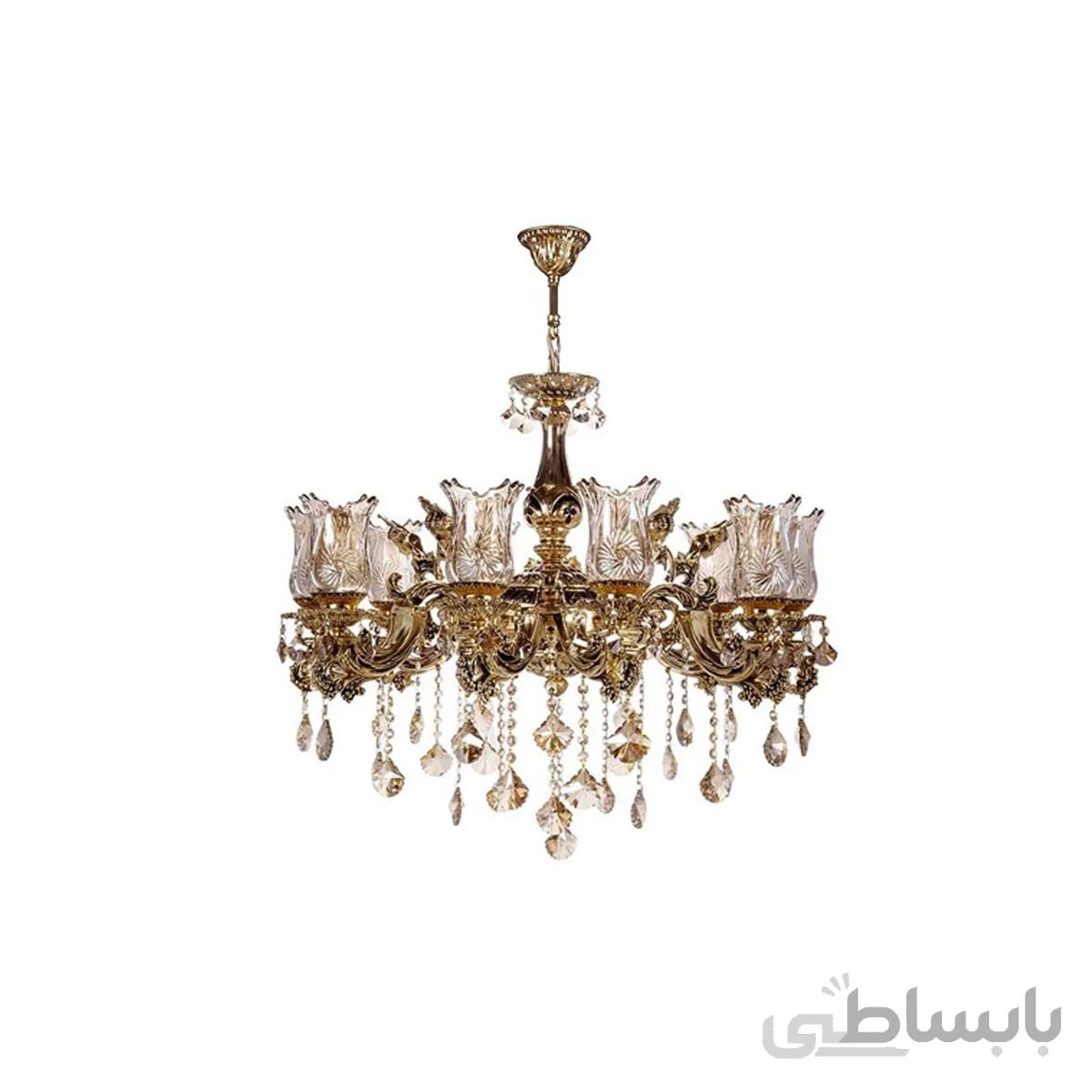 لوستر چشمه نور 12 شعله کدS3523/6A
