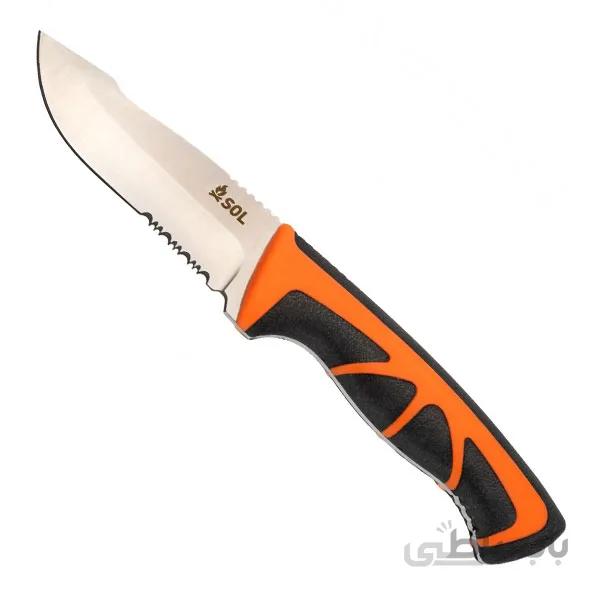 چاقو با آتش زنه Sol مدل field knife
