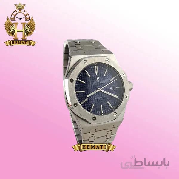 ساعت مردانه تک موتوره اودمار پیگه Audemars Piguet Royal Oak ap1104 نقره ای