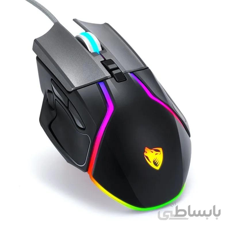 موس گیمینگ مکانیکی RGB مدل Thunder Wolf V11