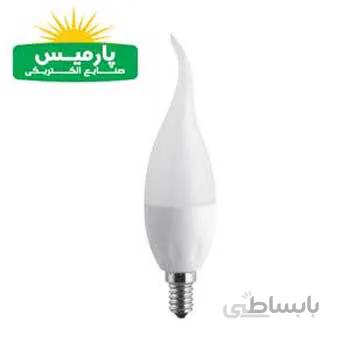 لامپ شمعی 8w اشکی مهتابی پارمیس ا led lamp bulb 8W parmis
