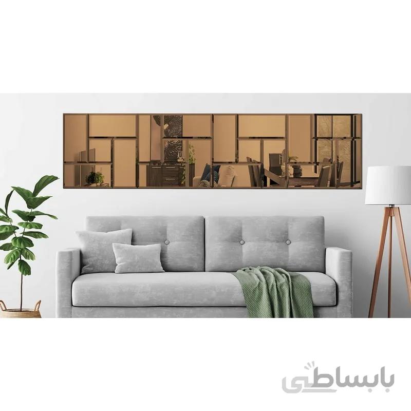 آینه دکوراتیو تجسم مدل SHAFAGH04-L