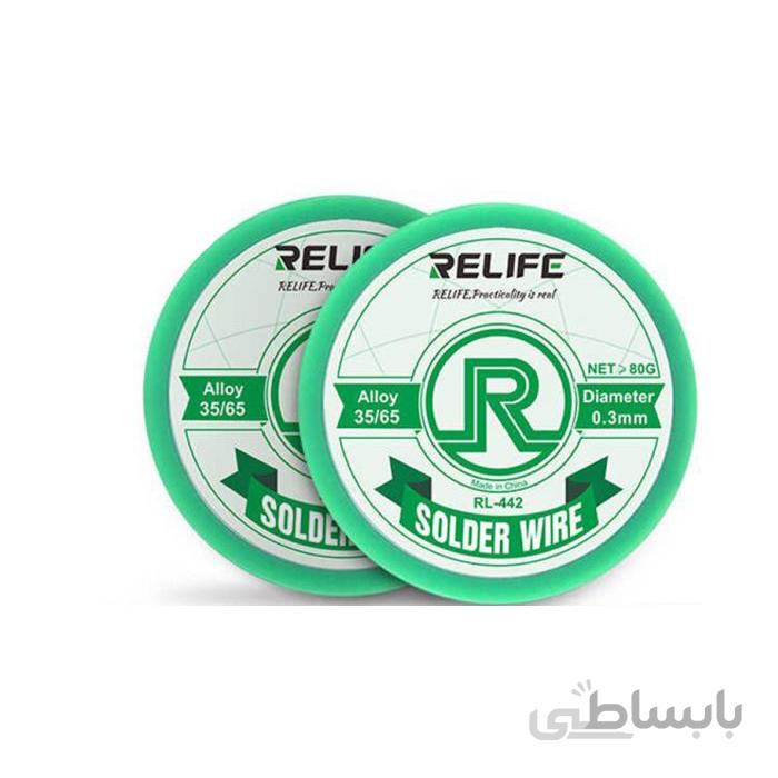 سیم قلع ریلایف RELFE RL-442 ا سیم لحیم ریلایف مدل RL-442
