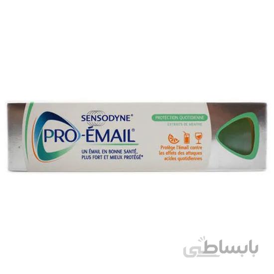 خمیردندان سنسوداین مدل PRO-EMAIL حجم 75 میلی لیتر