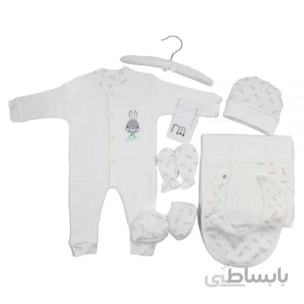 ست لباس بیمارستانی نوزادی 7 تکه طرح خرگوش مادرکر Mothercare
