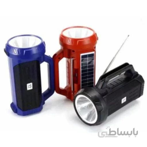 اسپیکر بلوتوث خورشیدی DANIU WSA -864 پاوربانک دار چراغ قوه دار رادیو دار