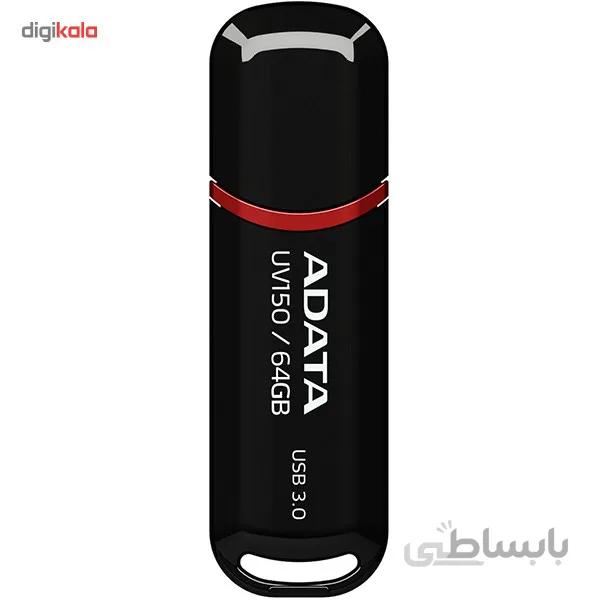 فلش مموری ای دیتا مدل DashDrive UV150 ظرفیت 64 گیگابایت ا ADATA DashDrive UV150 Flash Memory - 64GB