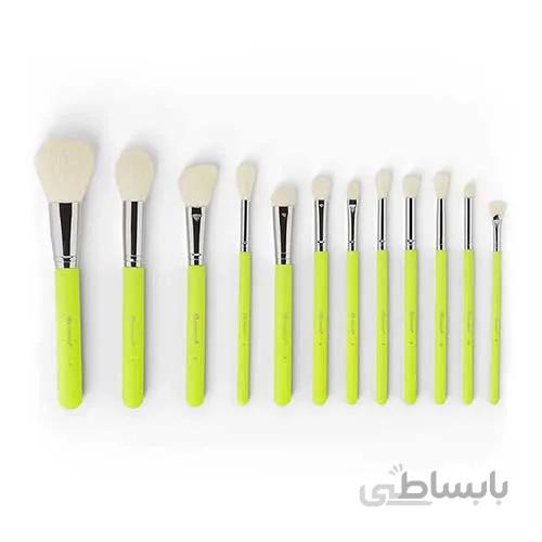 ست براش 12 عددی بی اچ کازمتیک استند‌‌دار ا bh cosmetics brush 12 pcs