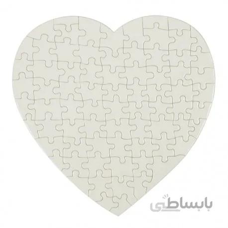 پازل گلاسه قلبی سابلیمیشن