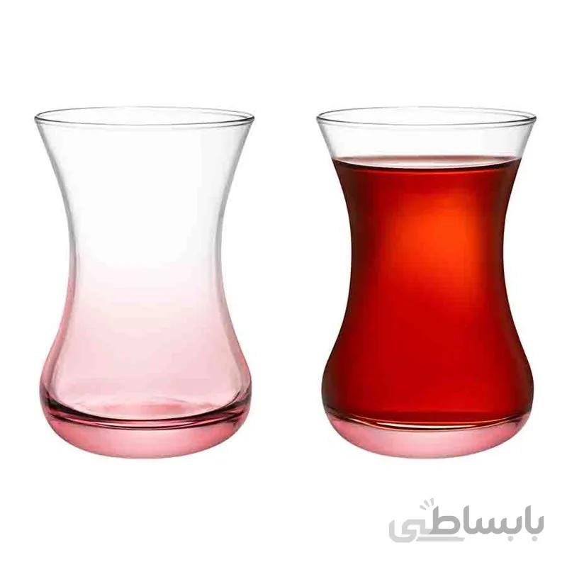 استکان مدل Lavem-Pink بسته 6 عددی مادام کوکو