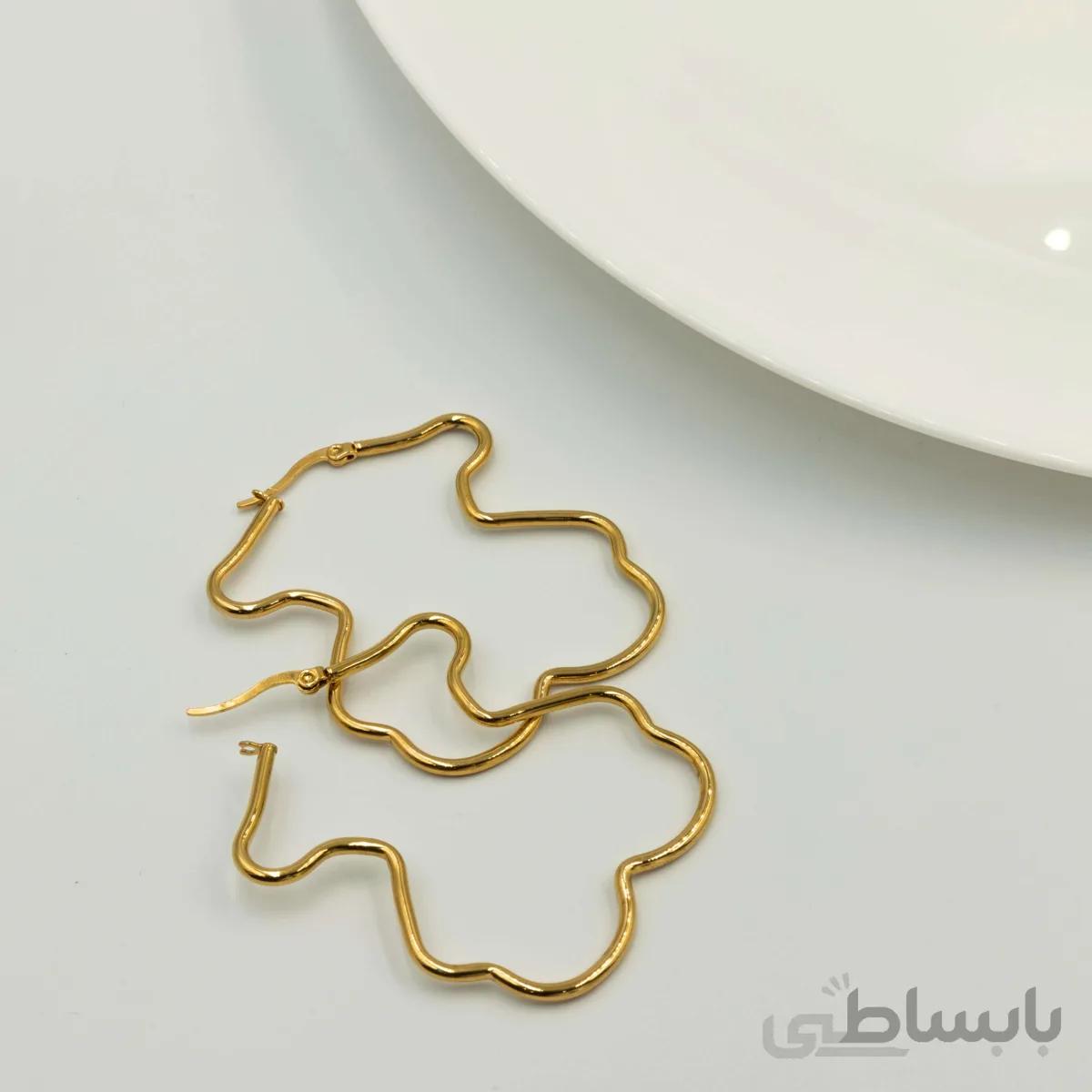 گوشواره استیل نامتقارن E8